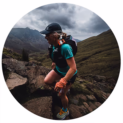 Is an academic, ultrarunner and mother. She loves being out in nature on hilly trails. She discovered ultrarunning in 2023 and has completed 6 ultras since, with 5 podium finishes. She has won the 7 Valleys Ultra twice, beating the course record both times. She co-leads the 13 Valleys Women’s Group, which seeks to support women on their trail- and ultra-running journeys. Leonie works as a Reader in International Politics at King’s College London. She is an expert on forced migration, borders and sanctuary. Her second book, Politics of Exhaustion, will be published in April 2026. She currently works on the project Run, Walk, Welcome in collaboration with Kendal Mountain Festival. The project seeks to change the hostile narrative on migration in the UK by bringing runners, walkers and people with experiences of migration together in the outdoors.